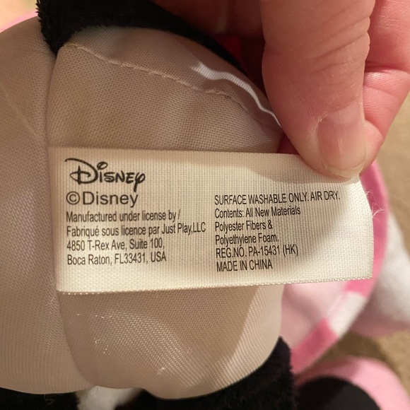 Disney Minnie Mouse Plush Doll Pink Dress - Picture 4 of 5